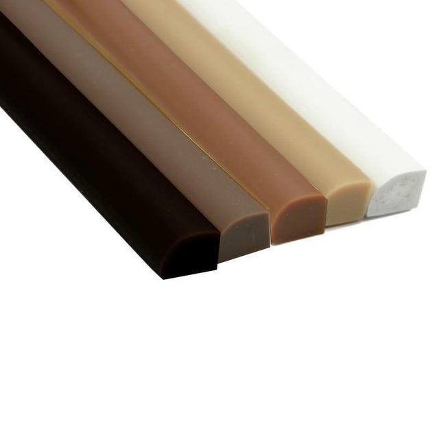 Junquillo de 5.5 / 7.5. acabados blanco, beige, cerezo, marrón oscuor y negro. acabado surco blanco ancho surcos 7.5mm