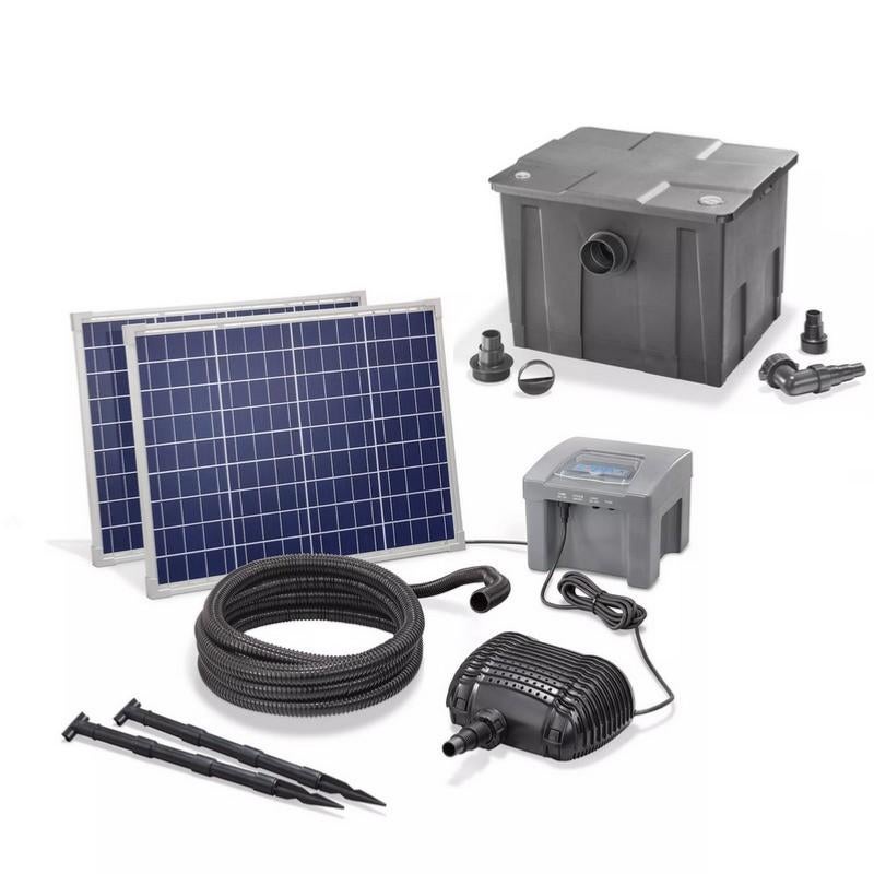 Kit Panneau Solaire 10W Avec Pompe à Eau 240 L/h | Pompe Submersible Pour Fontaine, Bassin, Aquarium