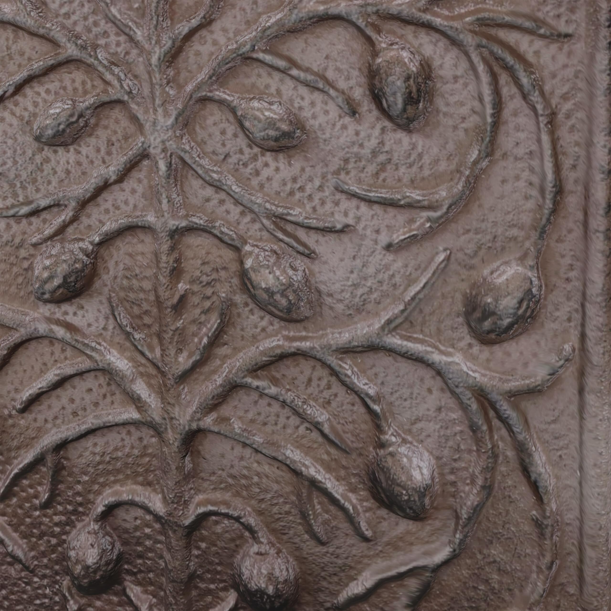 Fontaine extérieure de jardin, robinet, fonte de fer, design antique, H x L x P : 40 x 24 x 15 cm, marron, Relaxdays - 8