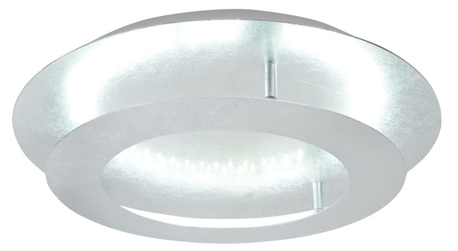 Plafon Merle okrągły srebrny LED 24W 3000K 1600lm wym: 8 x 50 cm IP20 metal Candellux