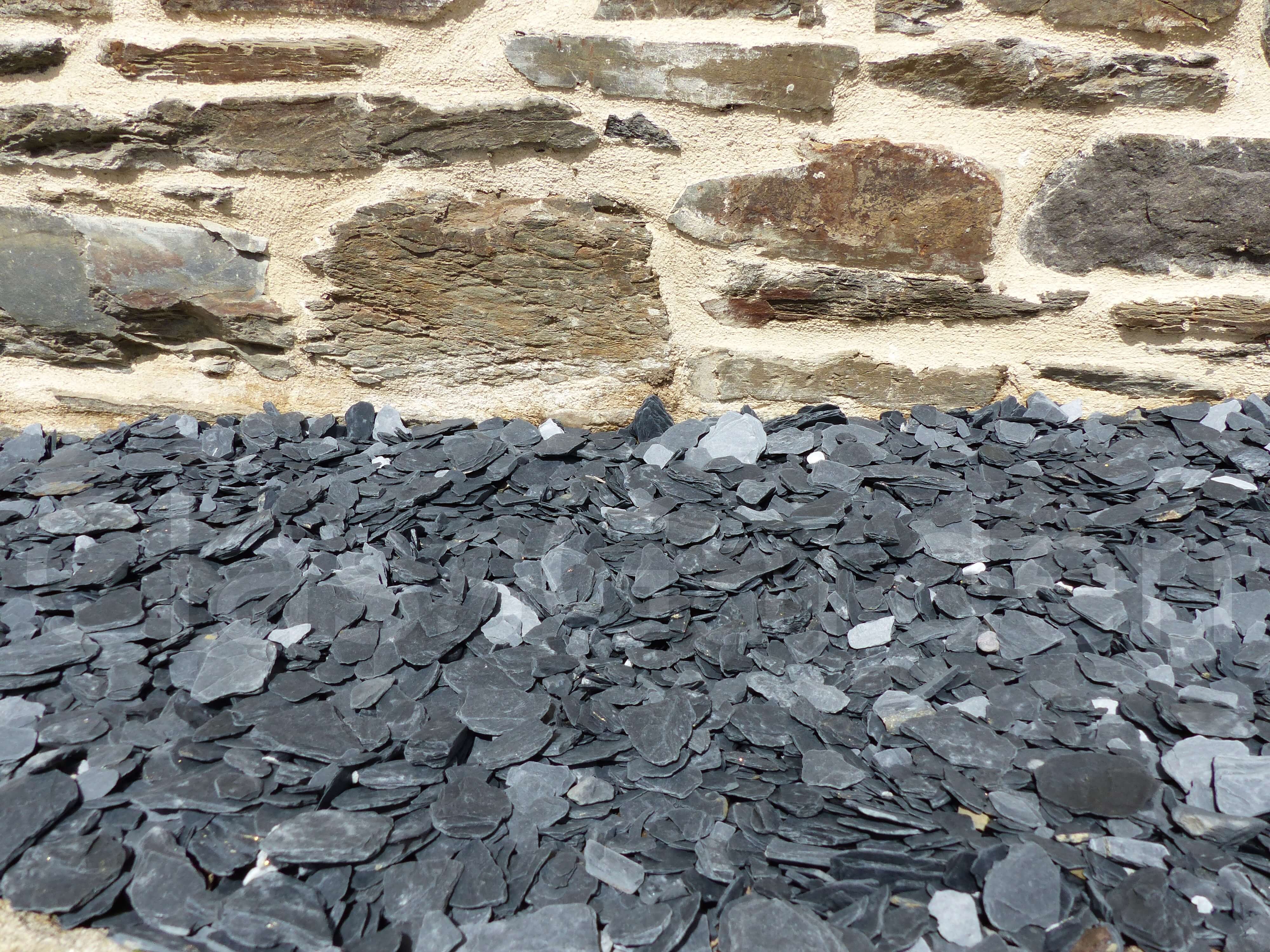 Paillage Ardoise NOIR 10-40 sac 25 Kg - 4