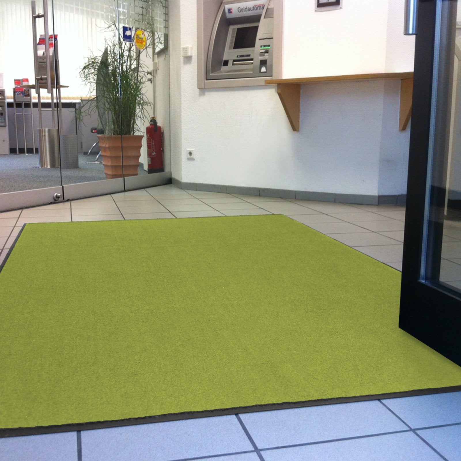 KARAT |Tapis Antidérapant Très Absorbant Monochrom Vert Citron 200 X 400 Cm 91979223