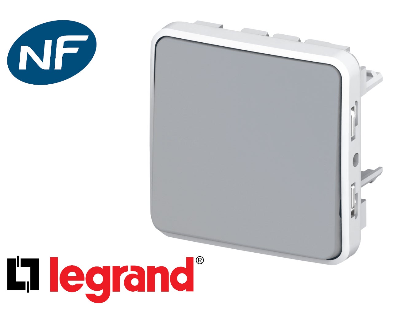 Va-et-Vient Composable Plexo LEGRAND 069511 Gris - 2