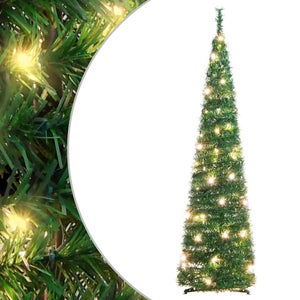 Albero Di Natale Artificiale Da Tavolo - 50 Cm, Realistico, Per Interni Ed Esterni, Decorazione Natalizia