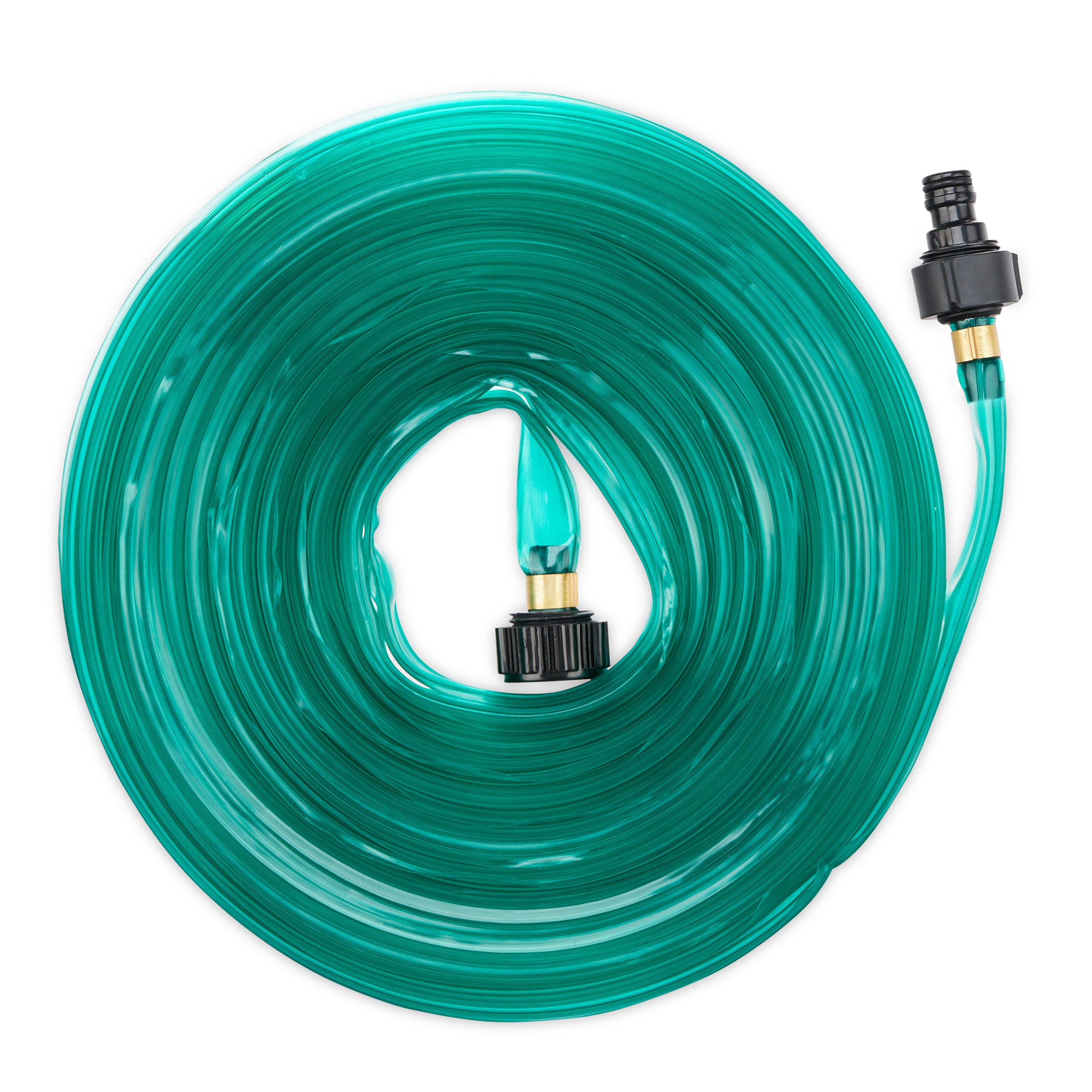 Tuyau D'arrosage 15 M Avec 10 Buses Multifonction - Flexible, Anti-nœuds, Robuste - Vert, Idéal Pour Jardin Et Lavage Auto - 13