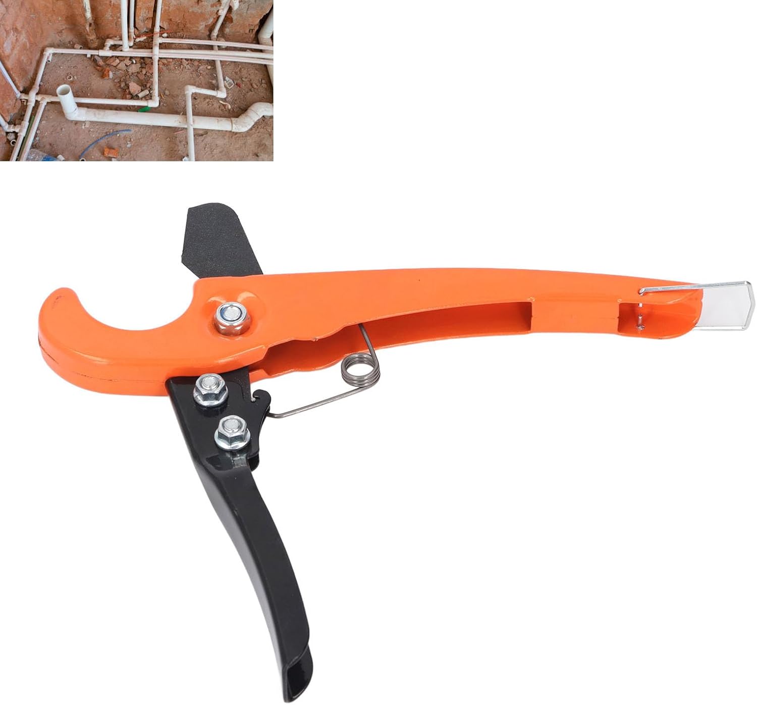 Tagliatubi interno, impianto idraulico esagonale in PVC da 1/4 di