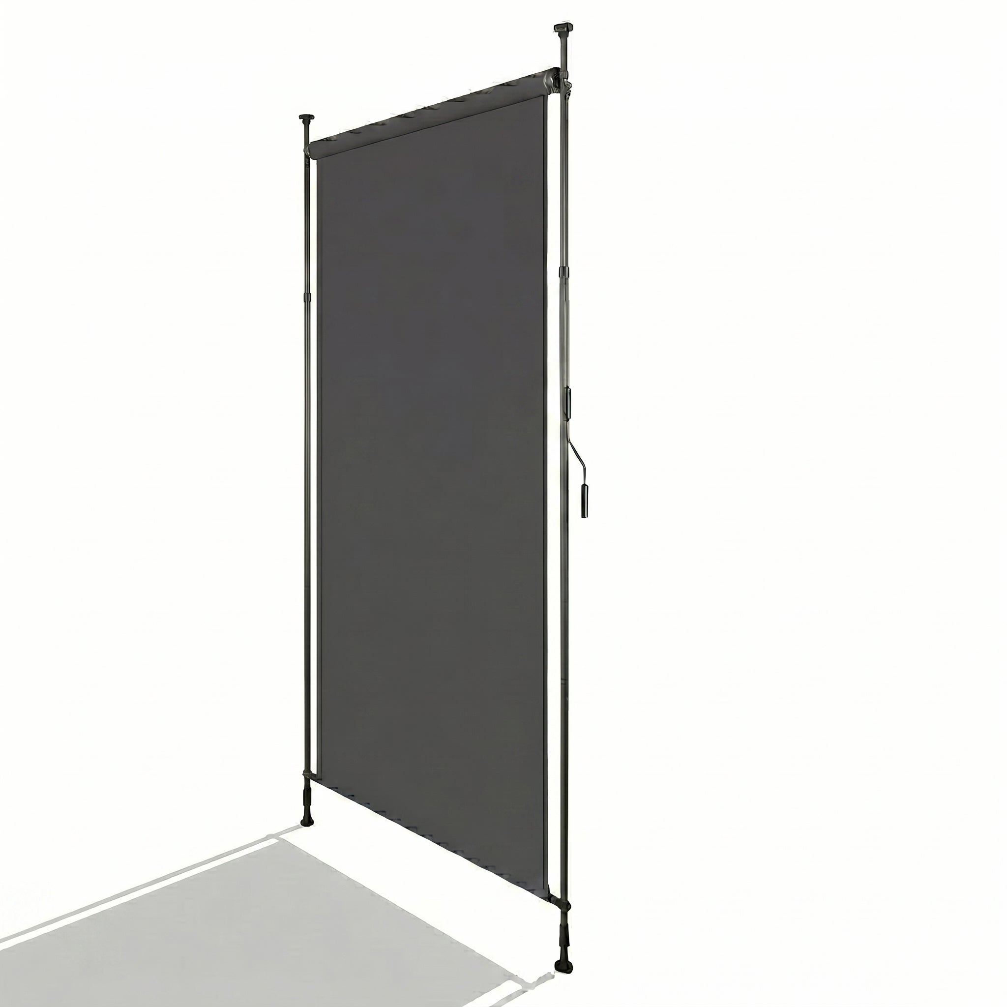 Antracita toldo exterior, sin perforación, protección uv