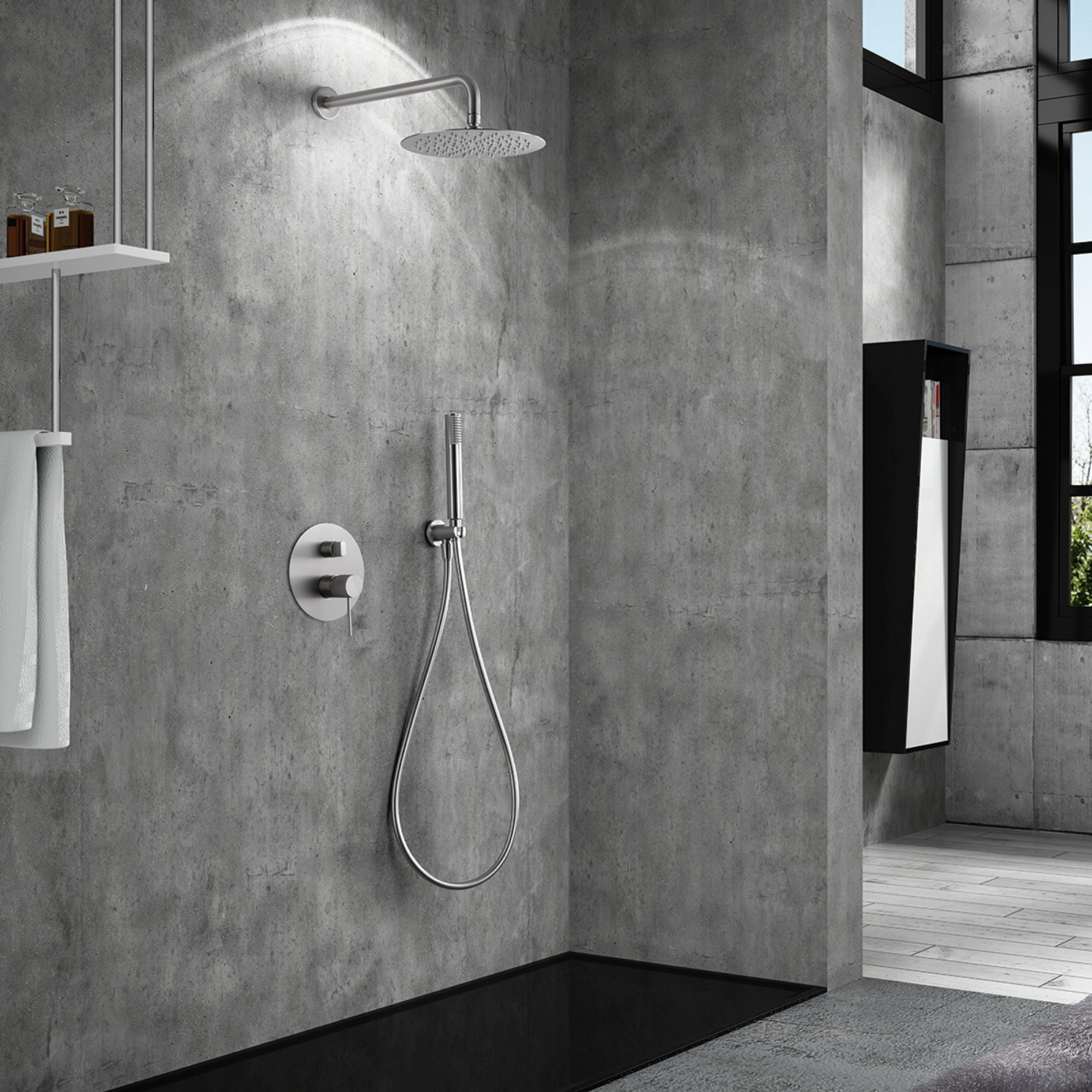 Pared Columna Ducha Empotrada Conjunto De Ducha Empotrado Pared