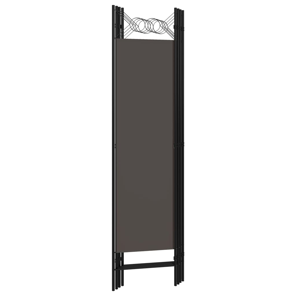 Cloison de séparation 4 panneaux gris anthracite 160x180 cm - COMFORTXL - 4