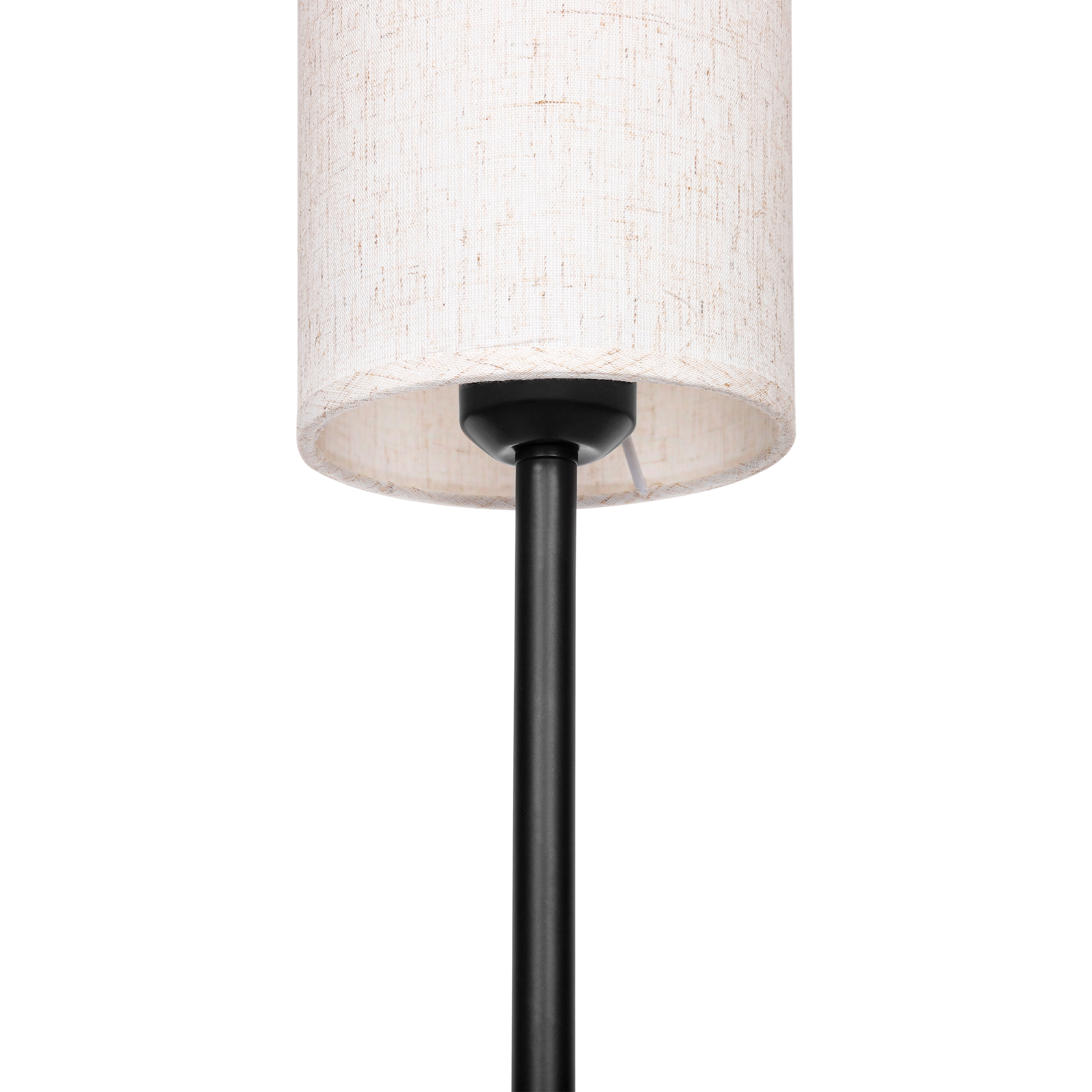Lampa podłogowa Passo E27 150cm IP20 klosz rattanowy czarna stojąca MasterLED - 5