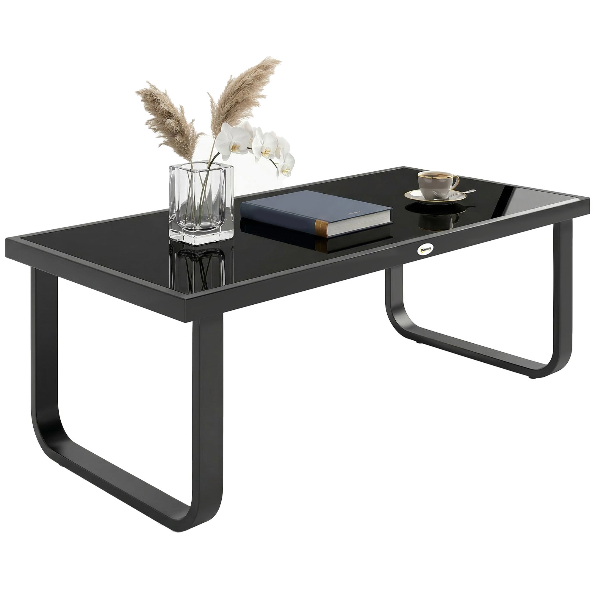Table basse de jardin métal Outsunny - 2