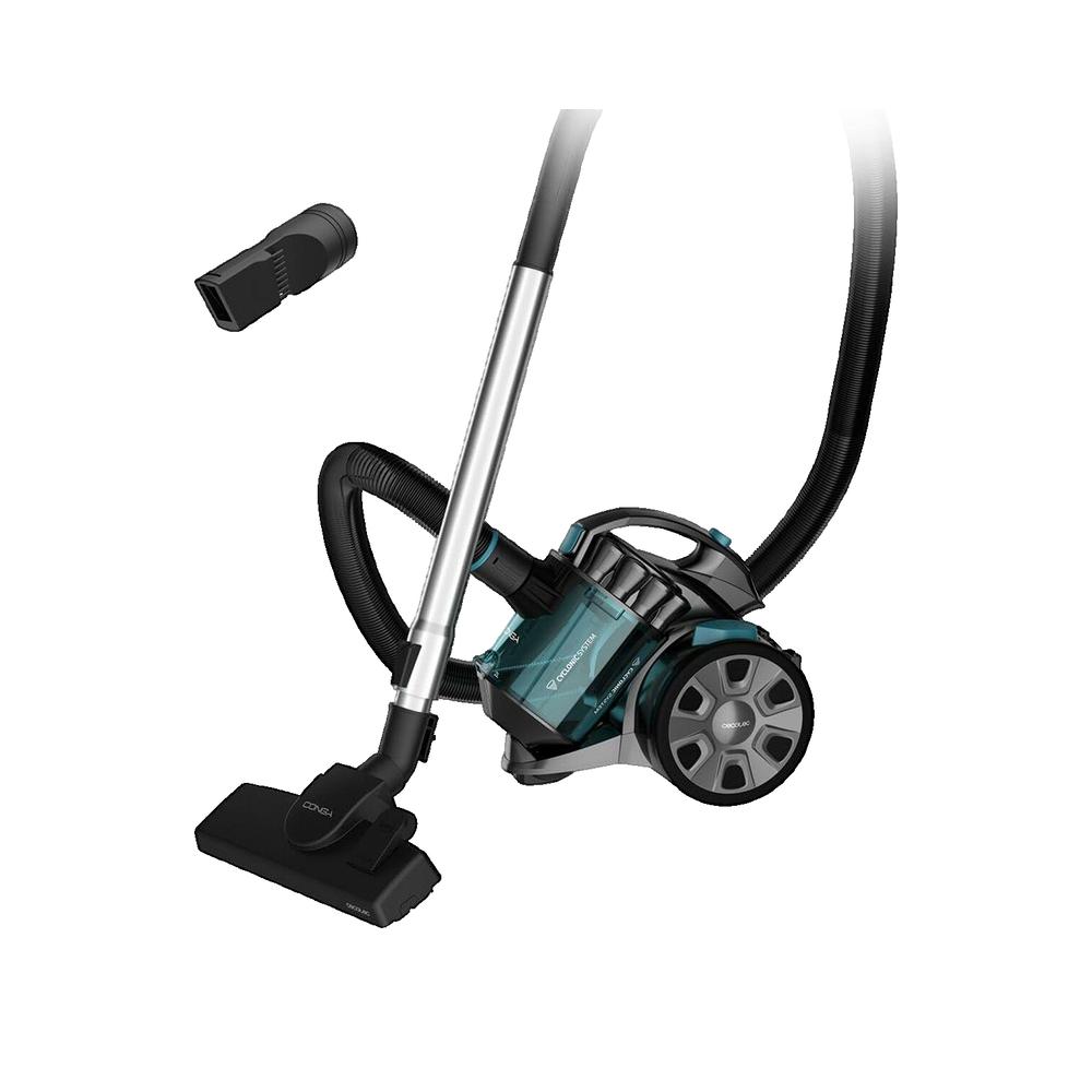 Cecotec Aspirador De Trineo Conga Rockstar Multicyclonic Compact X-Treme 800W 20Kpa 2L Negro , Leroy Merlin
