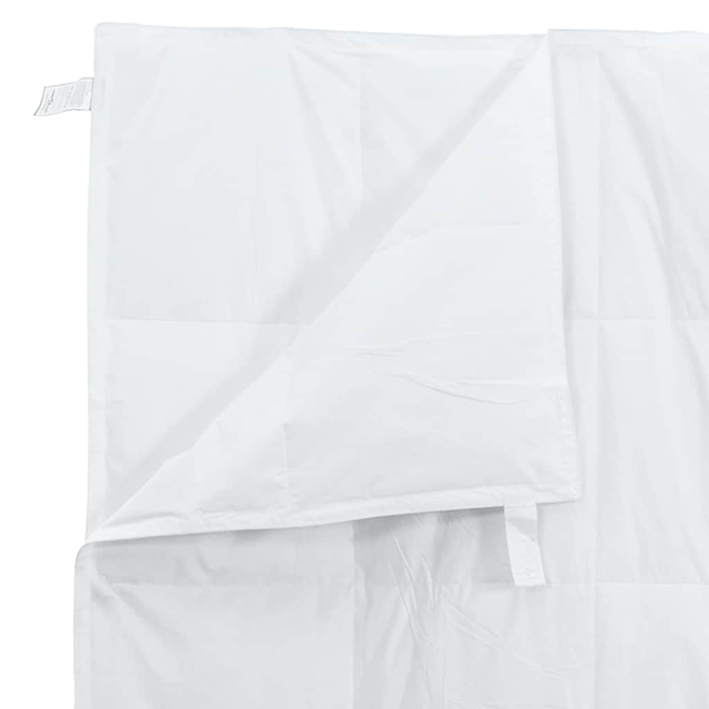 Couette avec oreiller 2 pcs | Duvet Blanc 135 x 220 cm Bas - 7