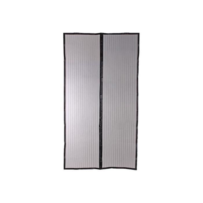 Moustiquaire rideau pour porte magnétique - H220 cm x L100 cm - Polyester noir - - 5