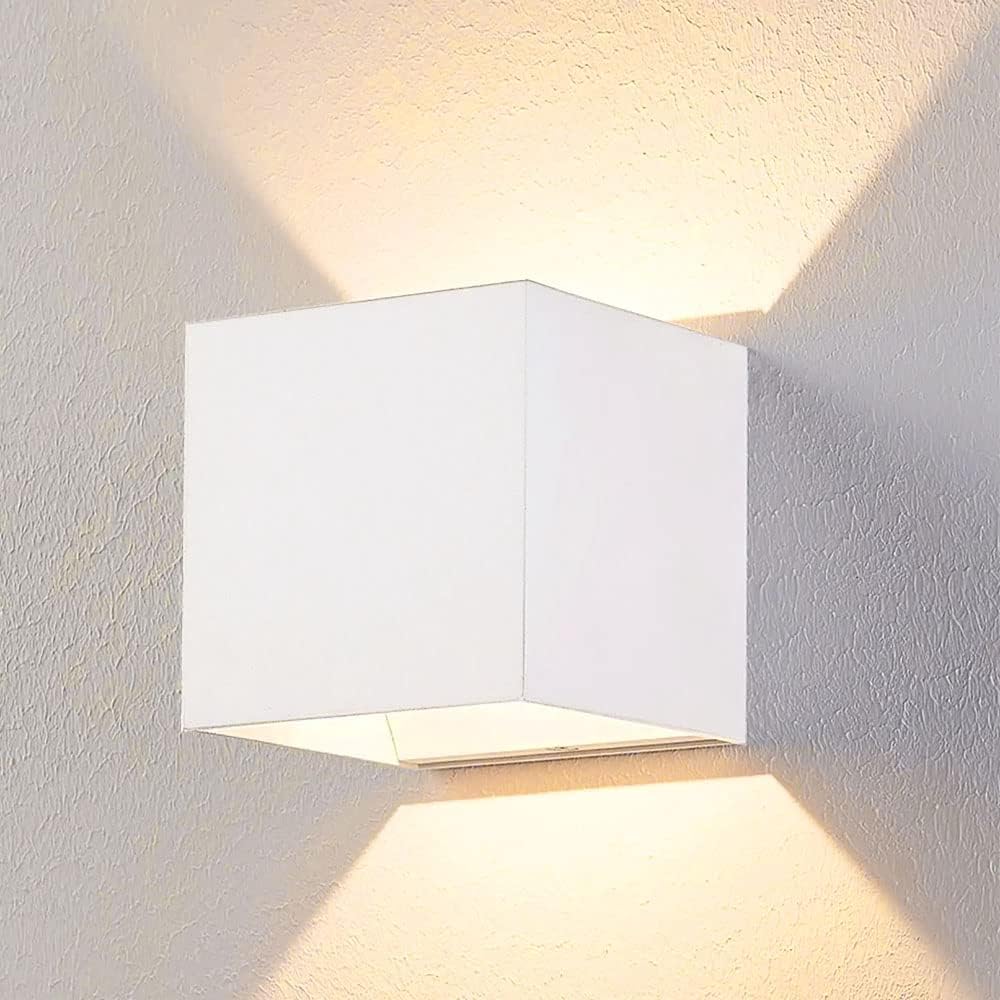 Lampada Da Parete ALU Telecomando Da Esterno UP DOWN Faretti Da Giardino Dimmerabili In Un Set Comprensivo Di Lampade LED RGB - Foto 10