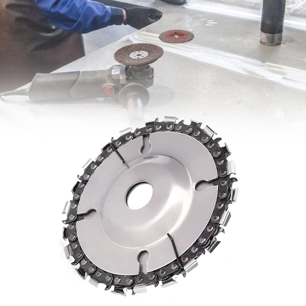 Lame de scie à chaîne pour meuleuse d'angle, disque à chaîne, accessoires de coupe pour le travail du bois - 6