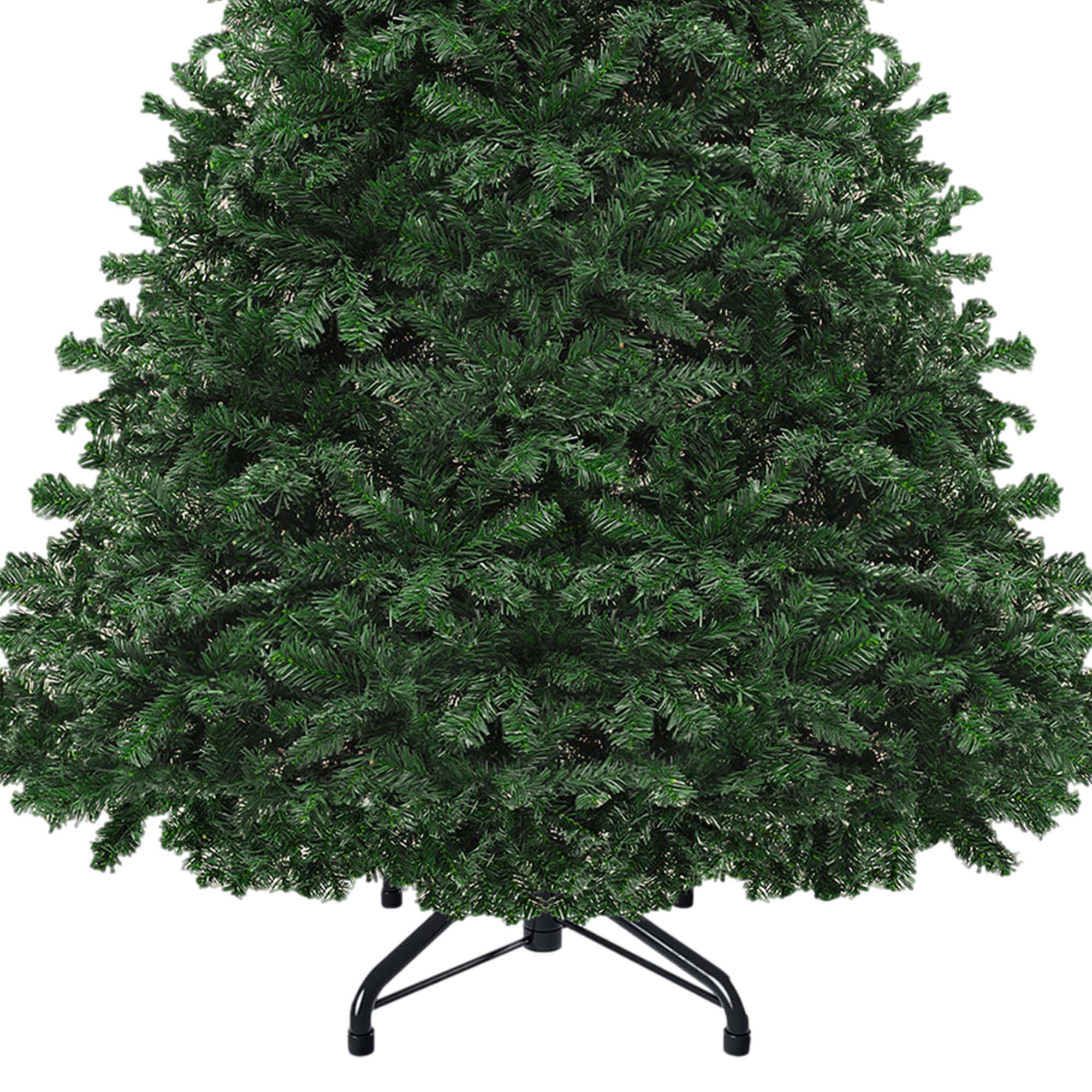 Sapin de Noël Artificiel 274cm Green Balconera 2028 Branches, avec Support en Métal Pliable, Décoration de Fête, Montage Rapide - 9