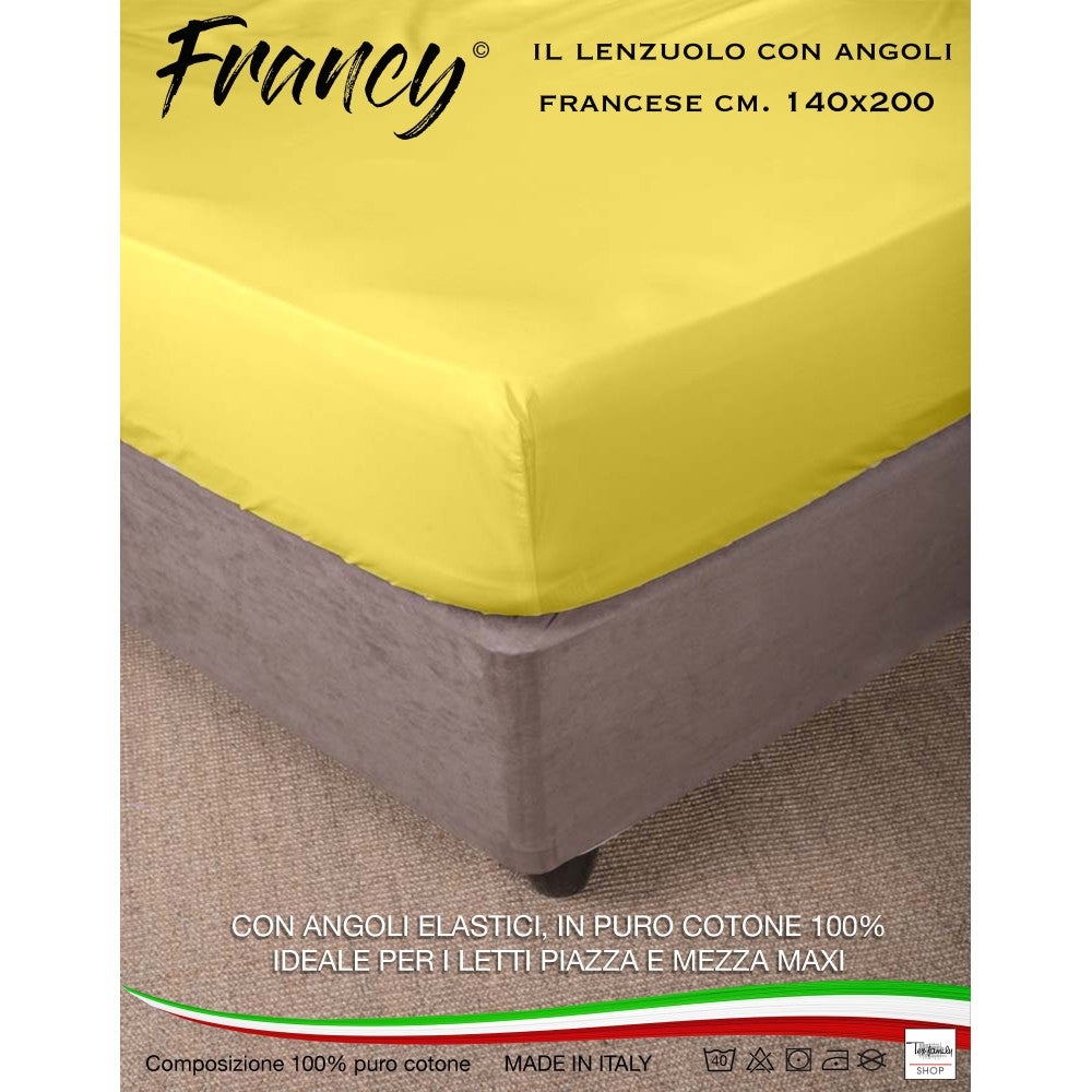 Lenzuolo con angoli 100% cotone. In tinta unita. 180x200 cm | Leroy Merlin