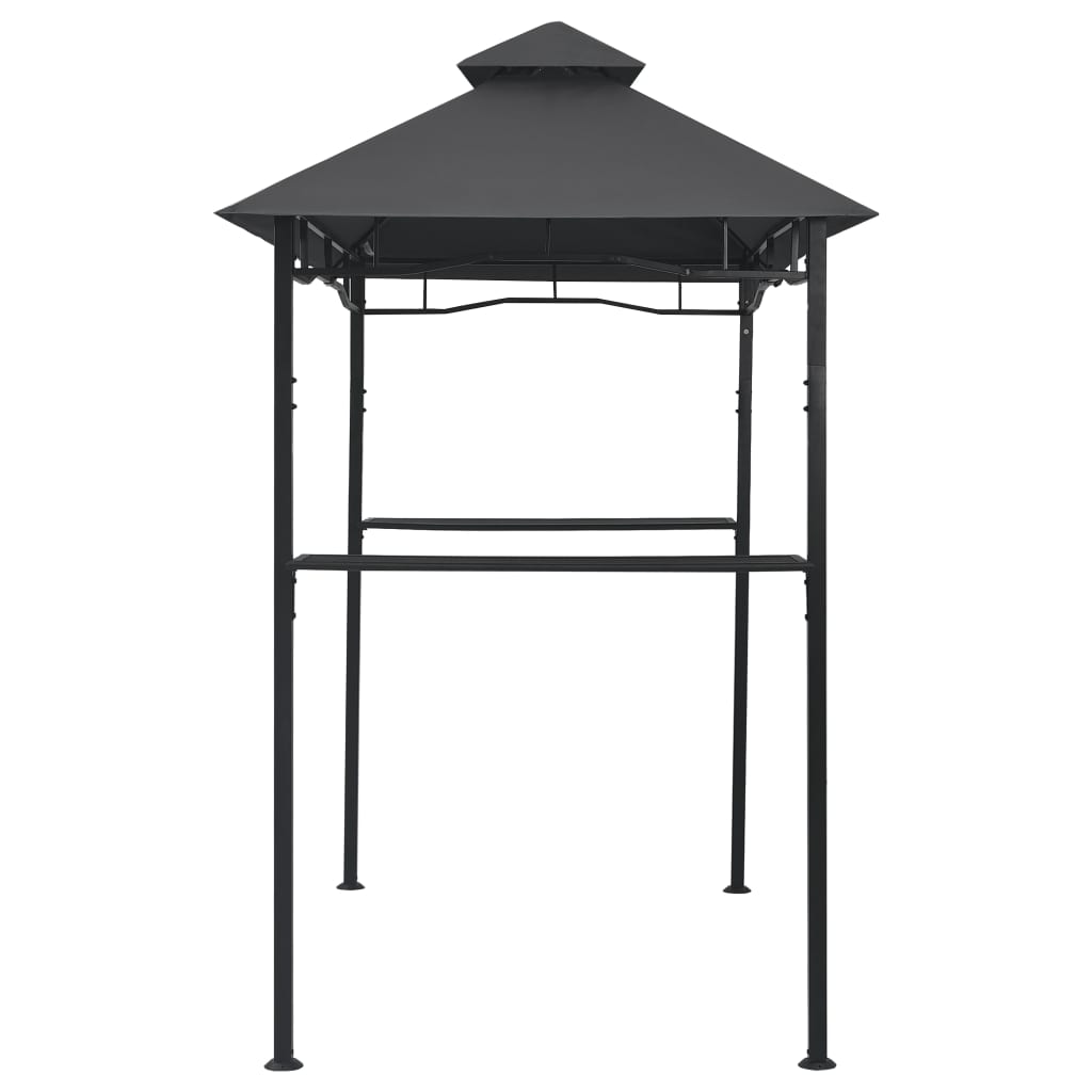 Tonnelle de jardin de barbecue 240x150x255 cm Anthracite Acier CFW400050 - 4