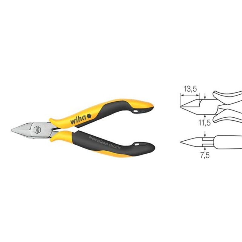 KS TOOLS 117.1116 - Pince Coupante Diagonale Isolée 1000V - 200 Mm - Poignées Bi-composants Ergonomiques