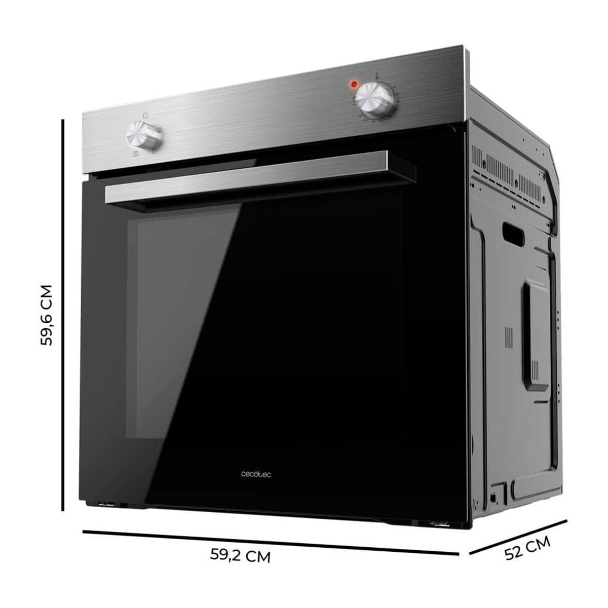 Four encastrable Cecotec Bolero Hexa capacité 77 litres 2800W inox - 3