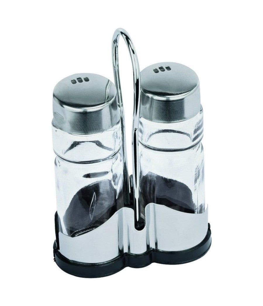 Trade Shop - Saliera Pepiera Portatovaglioli Cestello Cucina Servire Tavola Portaspezie - - 2