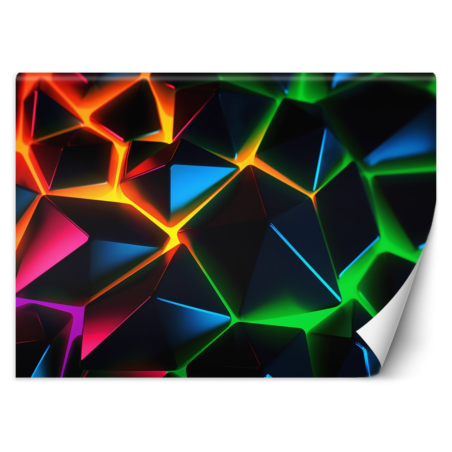 Fototapeta, Abstrakcja geometryczna 3D 200x140
