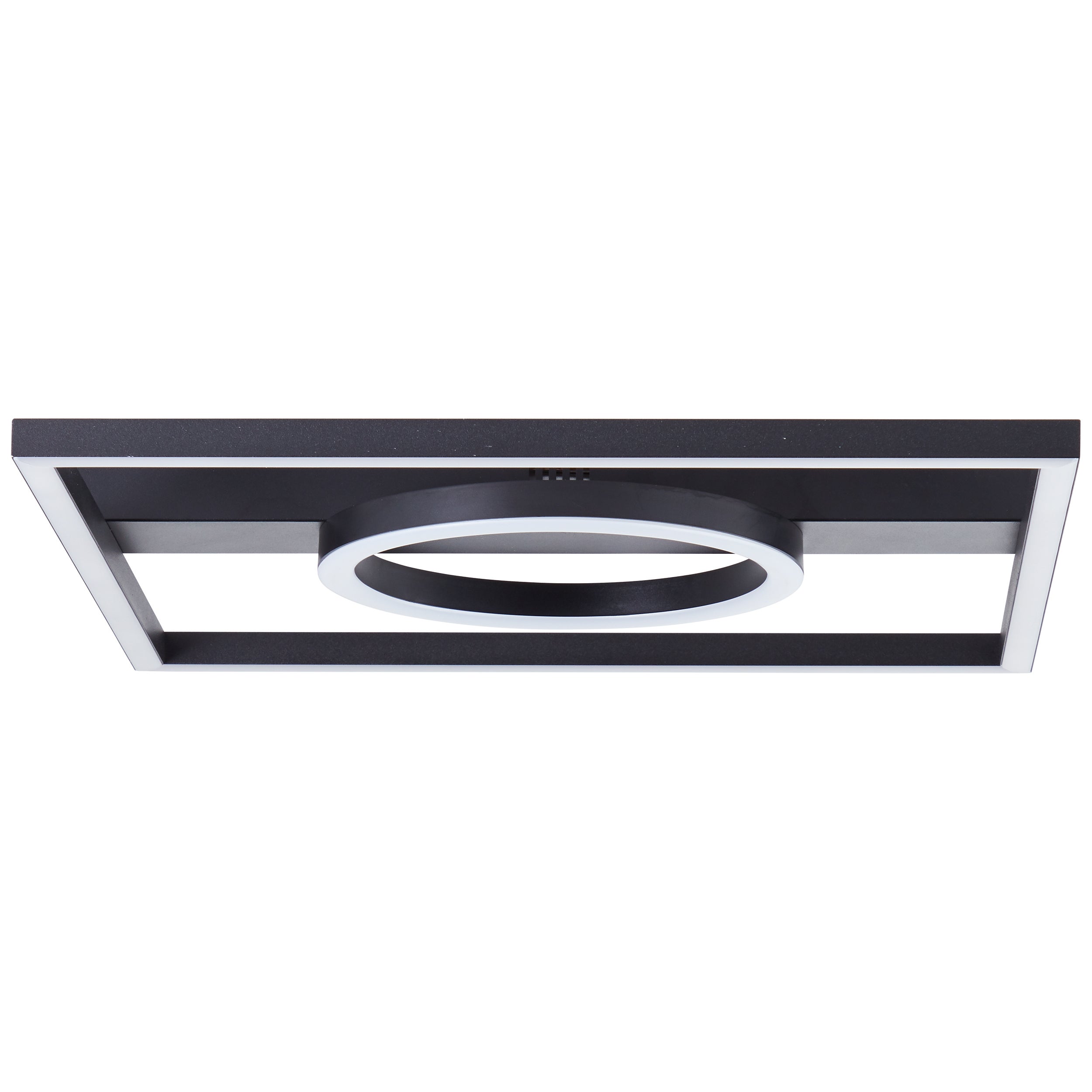 BRE-Light Maureen LED lampa sufitowa 40x40cm czarna Metal, zintegrowana dioda LED 24W z tworzywa sztucznego (strumień świetlny: 2700lm, barwa światła: - 2