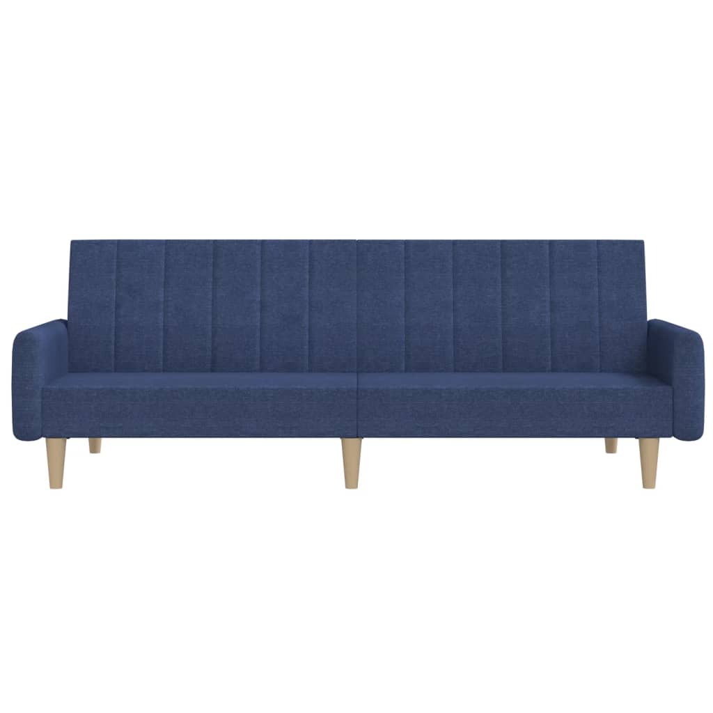 Canapé-lit | Lit simple | Canapé convertible à 2 places bleu tissu CFW36281 - 5