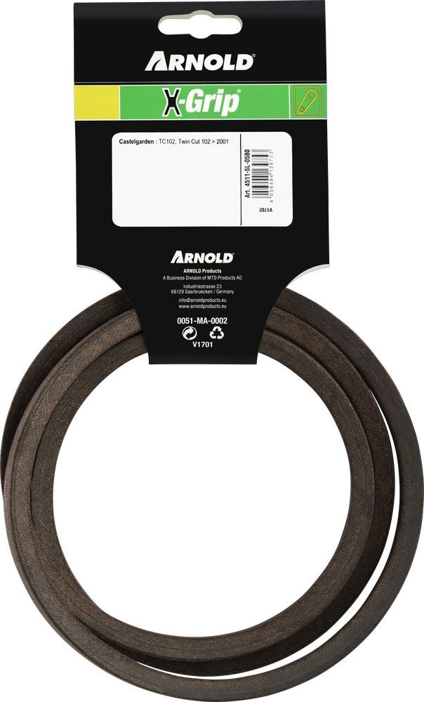 Courroie trapézoïdale X-Grip V de type 5L580 - 4