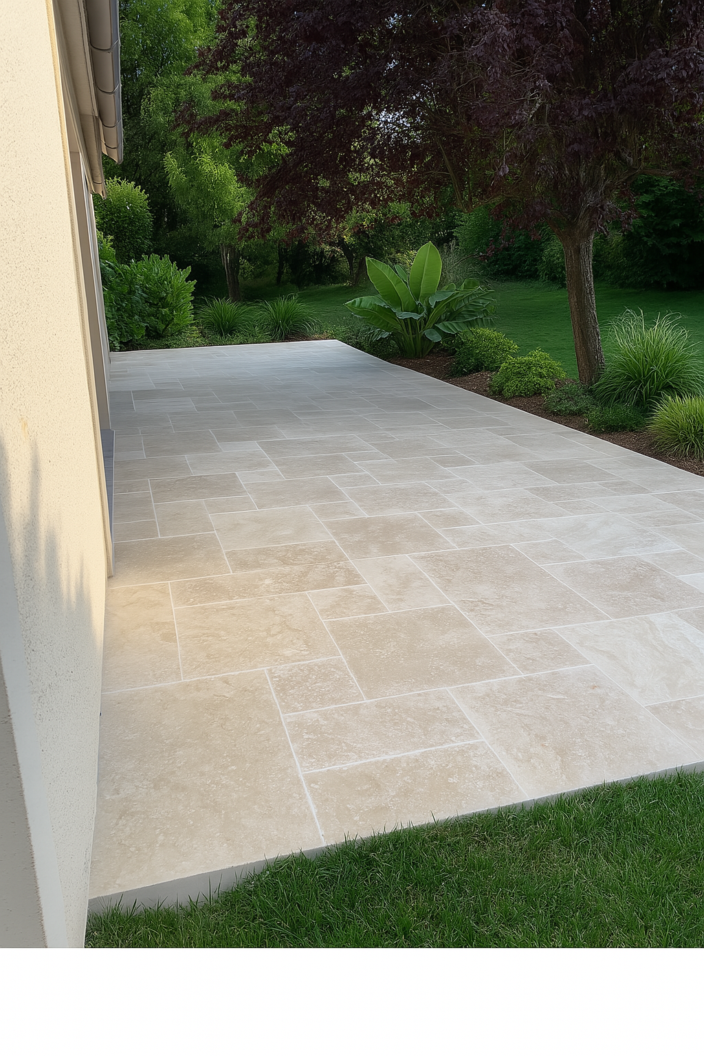 TRAVERTIN STANDARD LIGHT (1er choix light), pierre naturelle, 40,6 X 61 EP 1,2cm intérieur/exterieure - PATTOM LIVRAISON PREMIUM CHARIOT EMBARQUÉ - 5