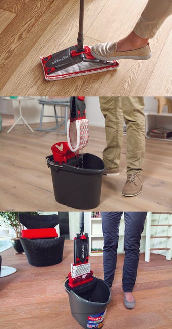 VILEDA REVOLUTION Sistema Lavapavimenti Con Secchio Strizzatore - Il - Foto 4