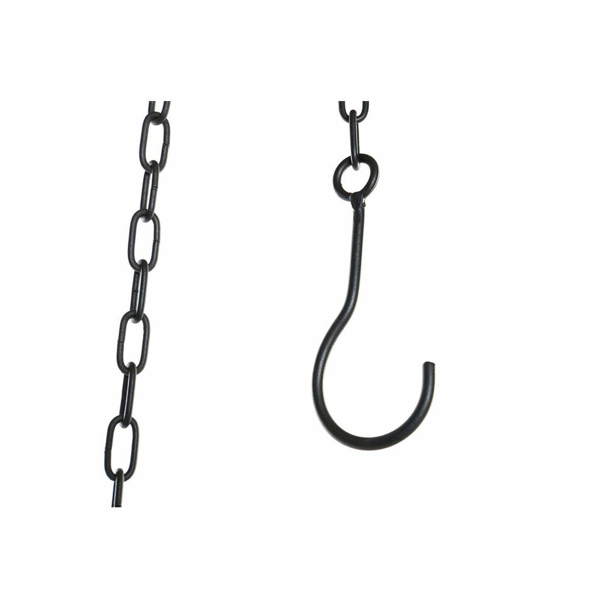 Portacandele DKD Home Decor S3026344 Cristallo Nero Metallo (60 x 60 x 73 cm) - 2