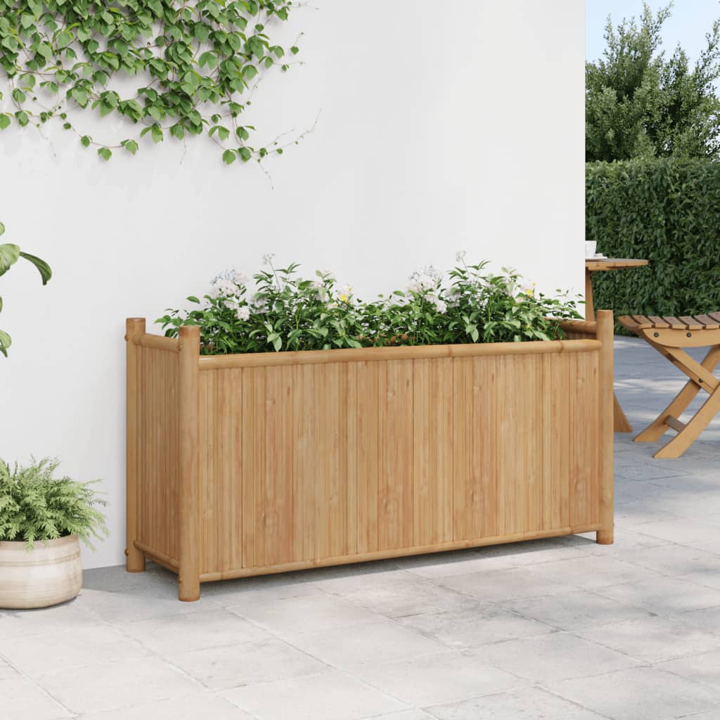 vidaXL Jardinière 100x30x50 cm bambou - 3