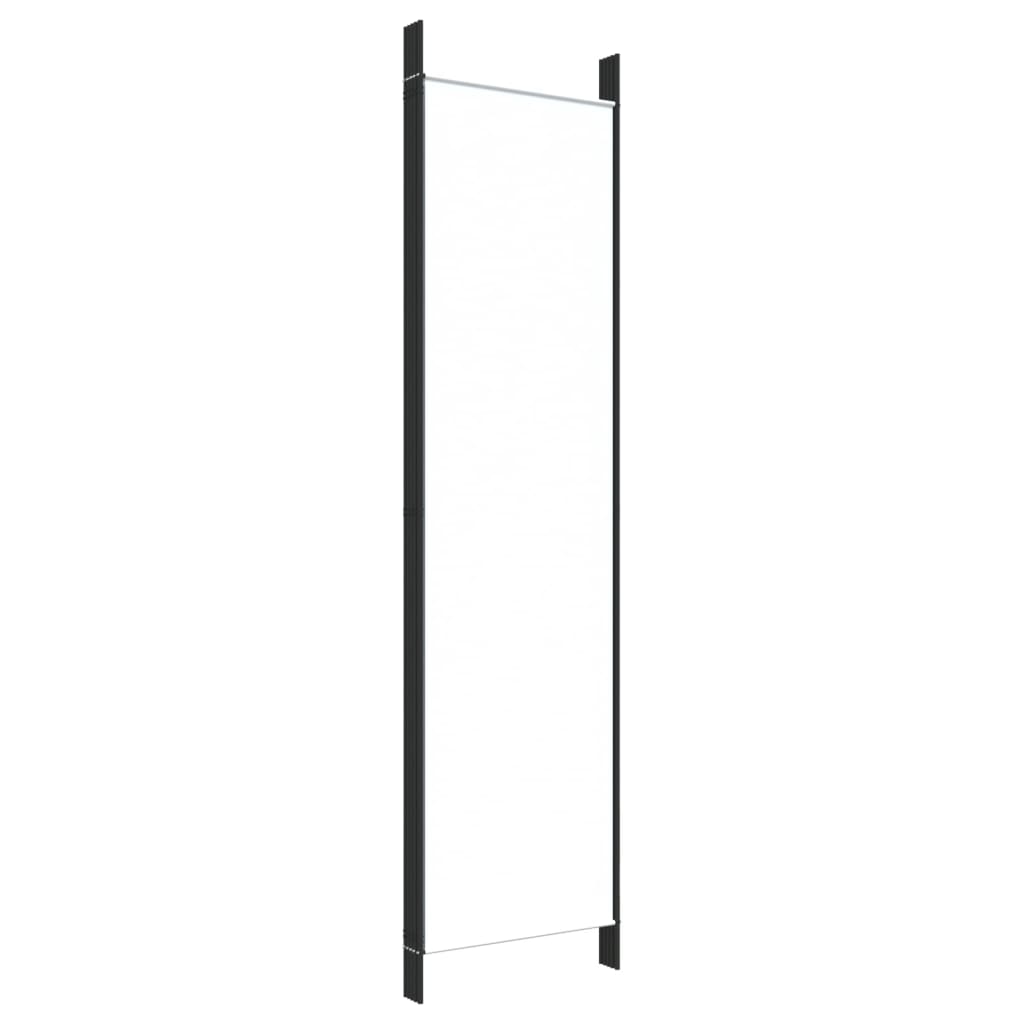 vidaXL Cloison de séparation 5 panneaux Blanc 250x200 cm Tissu - 6