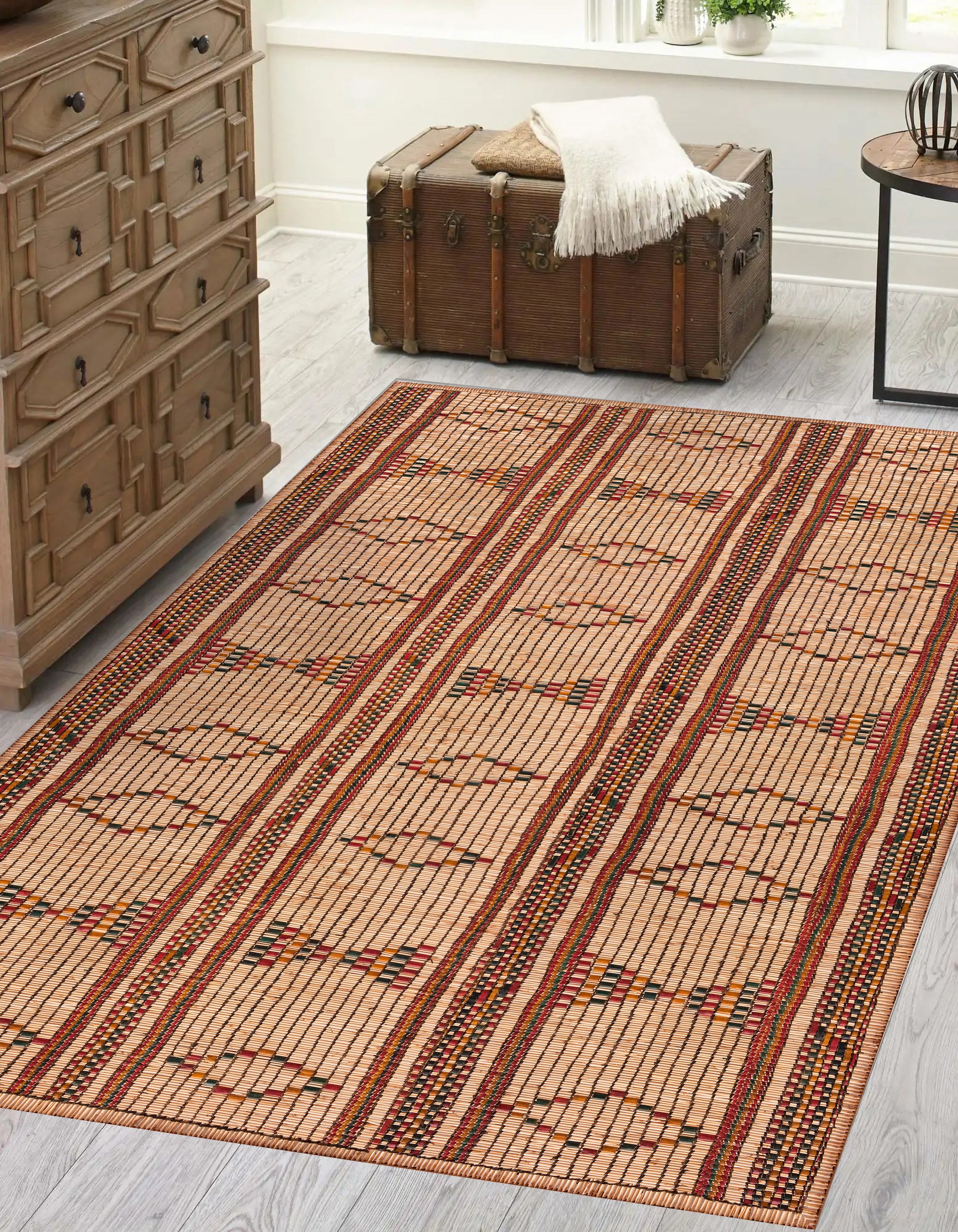 Tapis antidérapant en vinyle Nómada 133x200 cm - PVC imprimé, lavable, ignifuge, pour le salon et la cuisine - 2