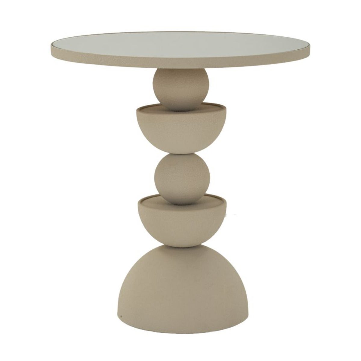 Stolik Kawowy Weigela, Metal, Beżowy, Seven Design
