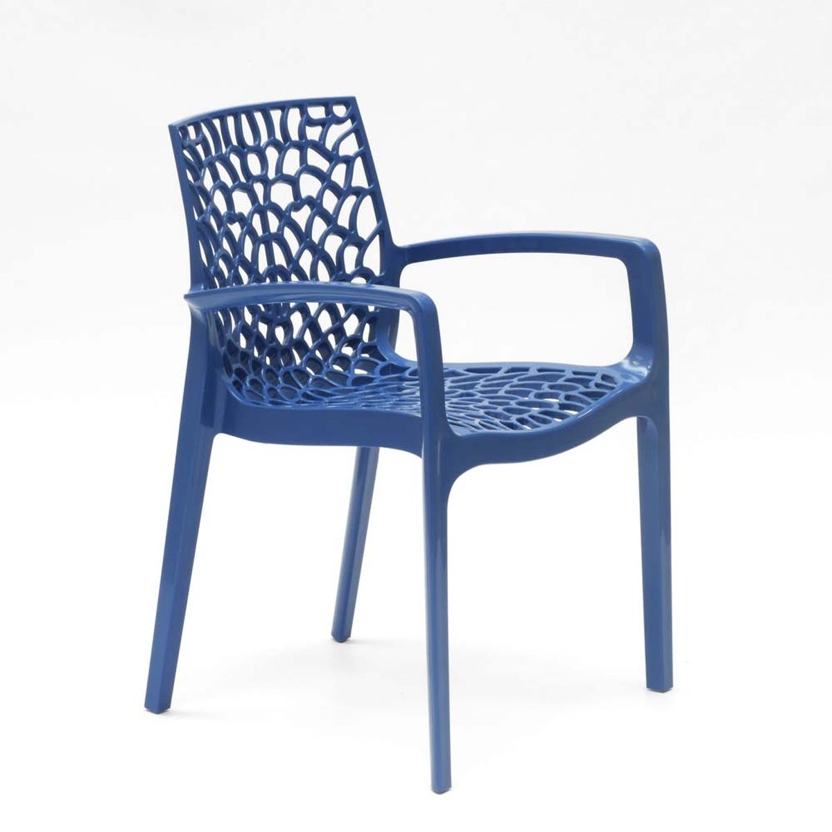 Chaise en polypropylène accoudoirs jardin café Grand Soleil Gruvyer Arm - 5