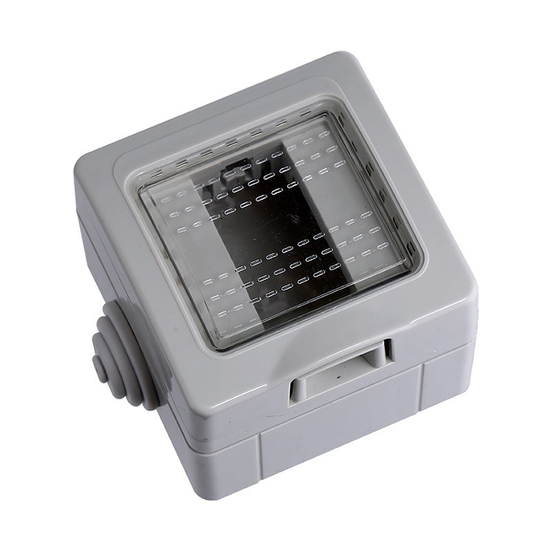 Scatola Portafrutti Da Esterno IP40 Per Vimar Plana – 1 Modulo, Custodia Parete, Compatibile Serie Civile - 2