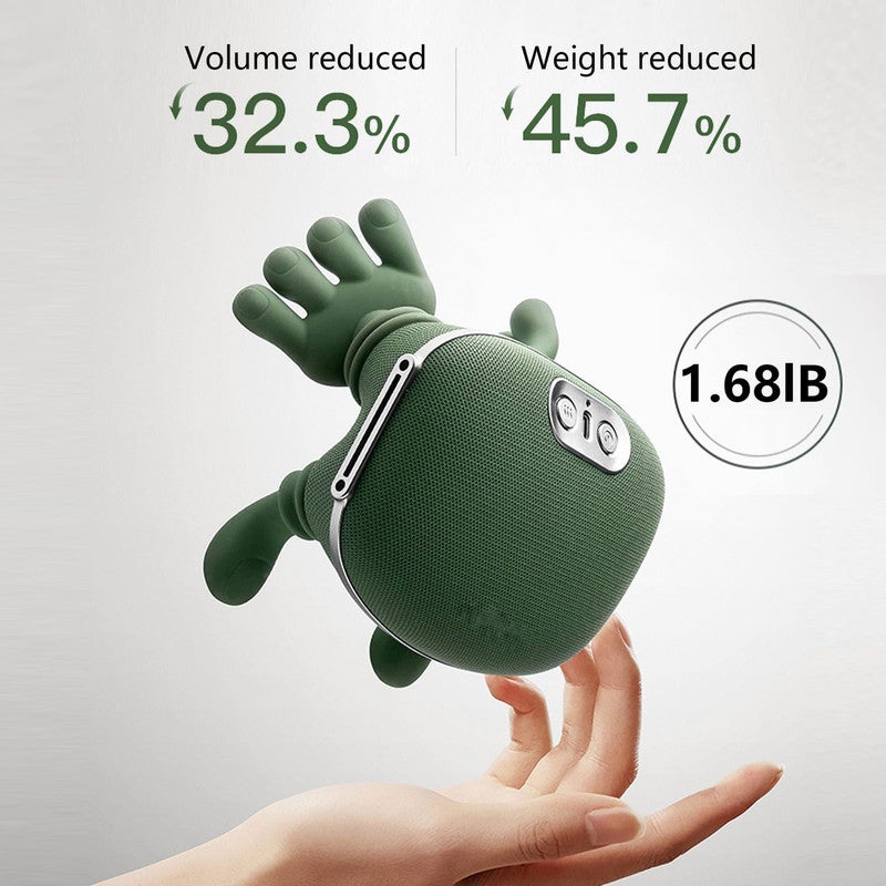 Appareil de massage cervical 2025, chauffant, pour les épaules et la nuque, soulageant la douleur grâce à un massage des tissus profonds - Vert - 5