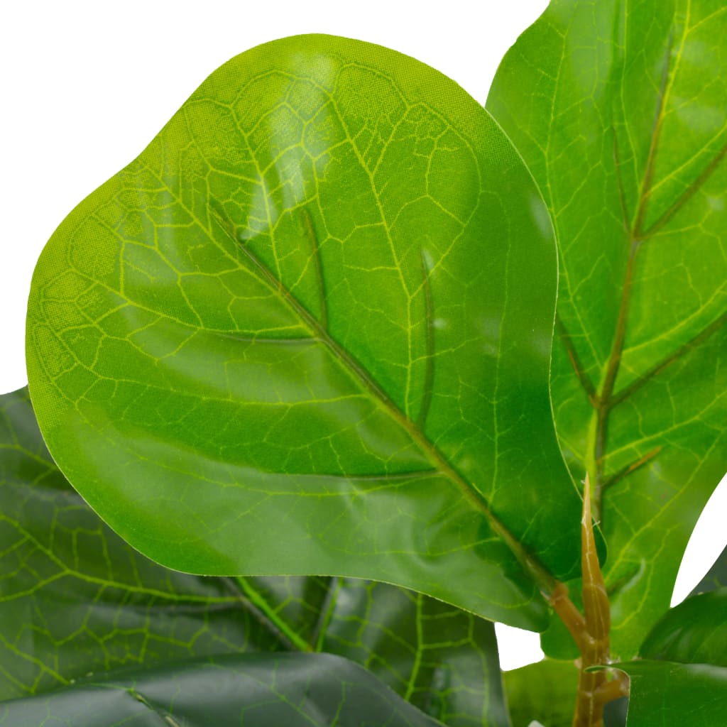 vidaXL Plante artificielle avec pot Feuilles de figuier Vert 45 cm - 2