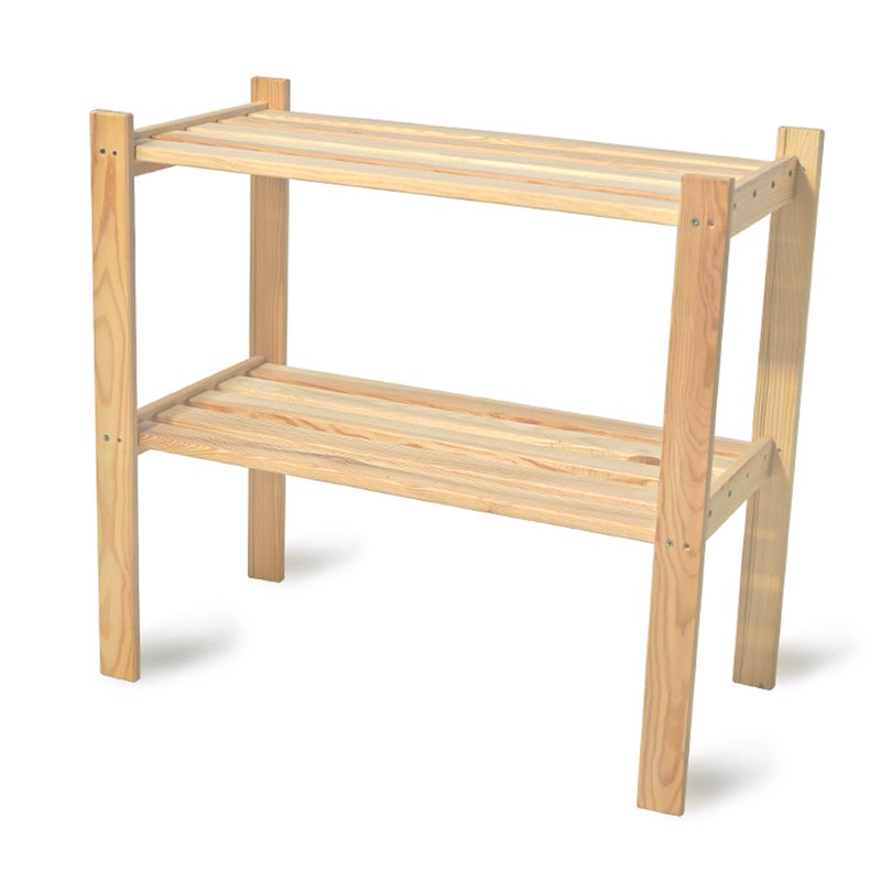 Nastawka górna do regału magazynowego drewnianego r5 sosna naturalna