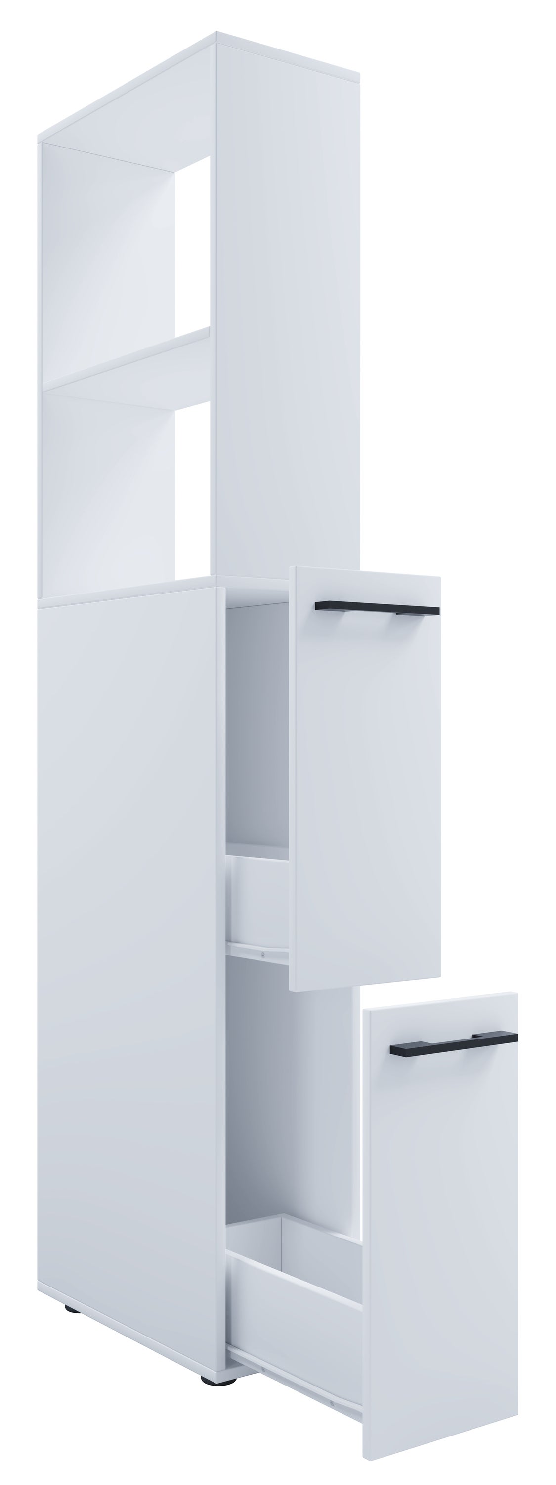 VCM Colonne de salle de bain Sadilo Blanc H. 183 x B. 25 x T. 50 cm - 2