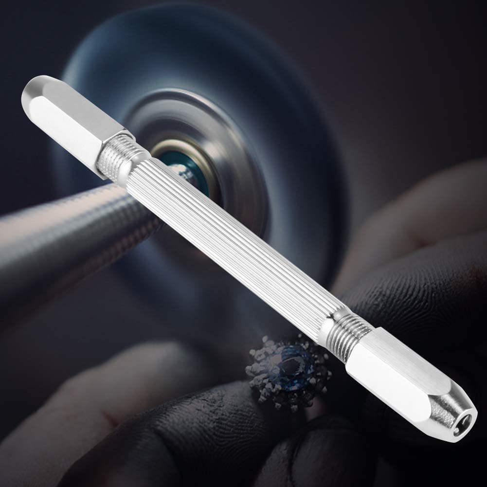MINI MICRO PERCEUSE MANUELLE À DOUBLE EXTRÉMITÉ POUR ÉTAU DE PERÇAGE À MAIN POUR LES AMATEURS DE TRAVAIL DU BOIS - 9