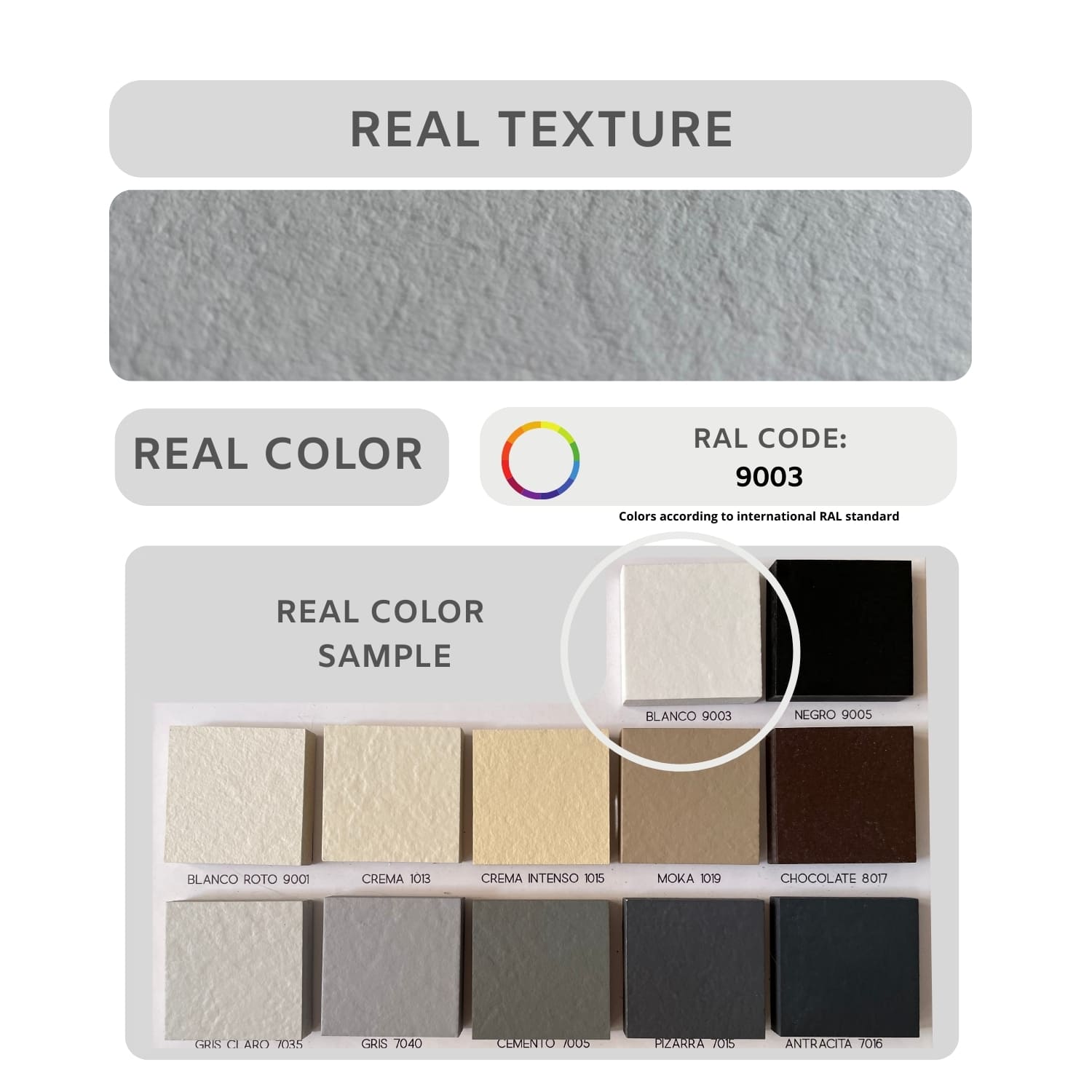 Receveur de Douche -Résine -Gel Coat -Texture Lisse/Pierre -Antidérapant -Couleur Blanc - 120x80- Extra plat 3cm. GRILLE MÊME COULEUR - 7