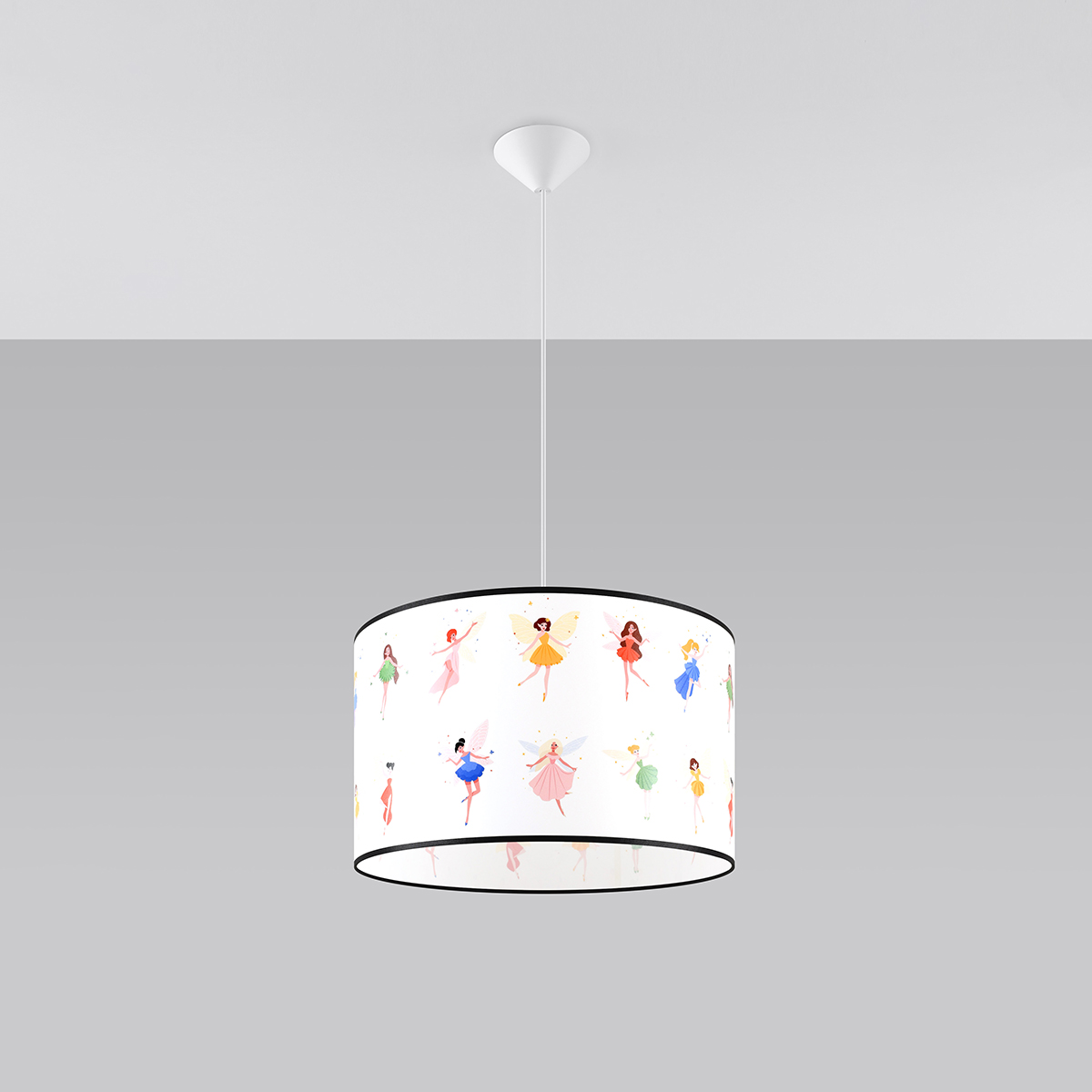 Lampa wisząca HADA 40 LED 4000K - 40x40x95cm Sollux