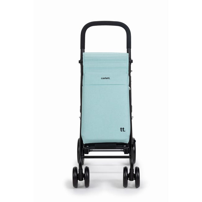 Carrello Spesa Con Sedile Per Anziani - Pieghevole, 4 Ruote, Borsa 29L, Grigio - Foto 6