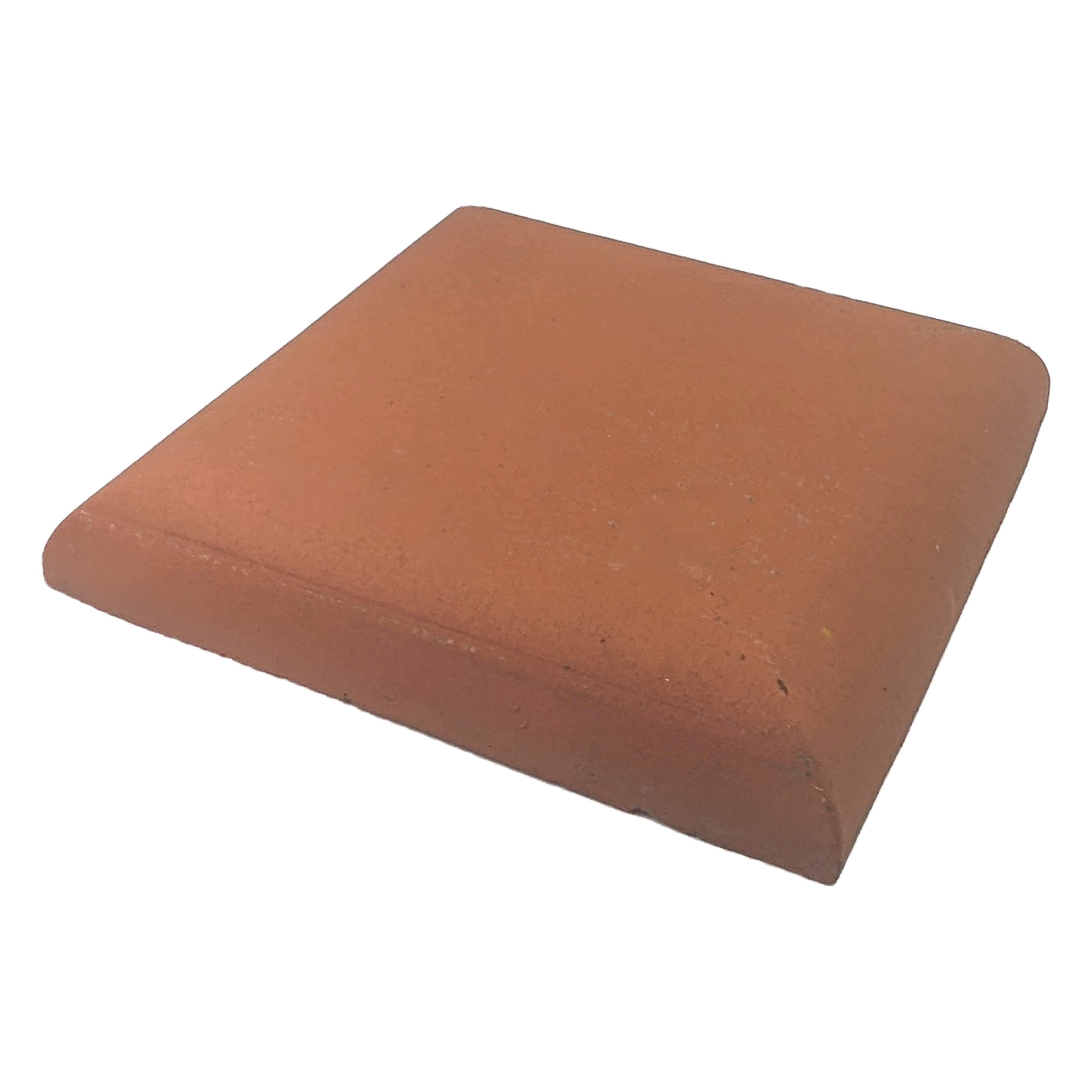 Chapeau Pilier 36x36 Plat Bord Arrondis - Rouge - 4
