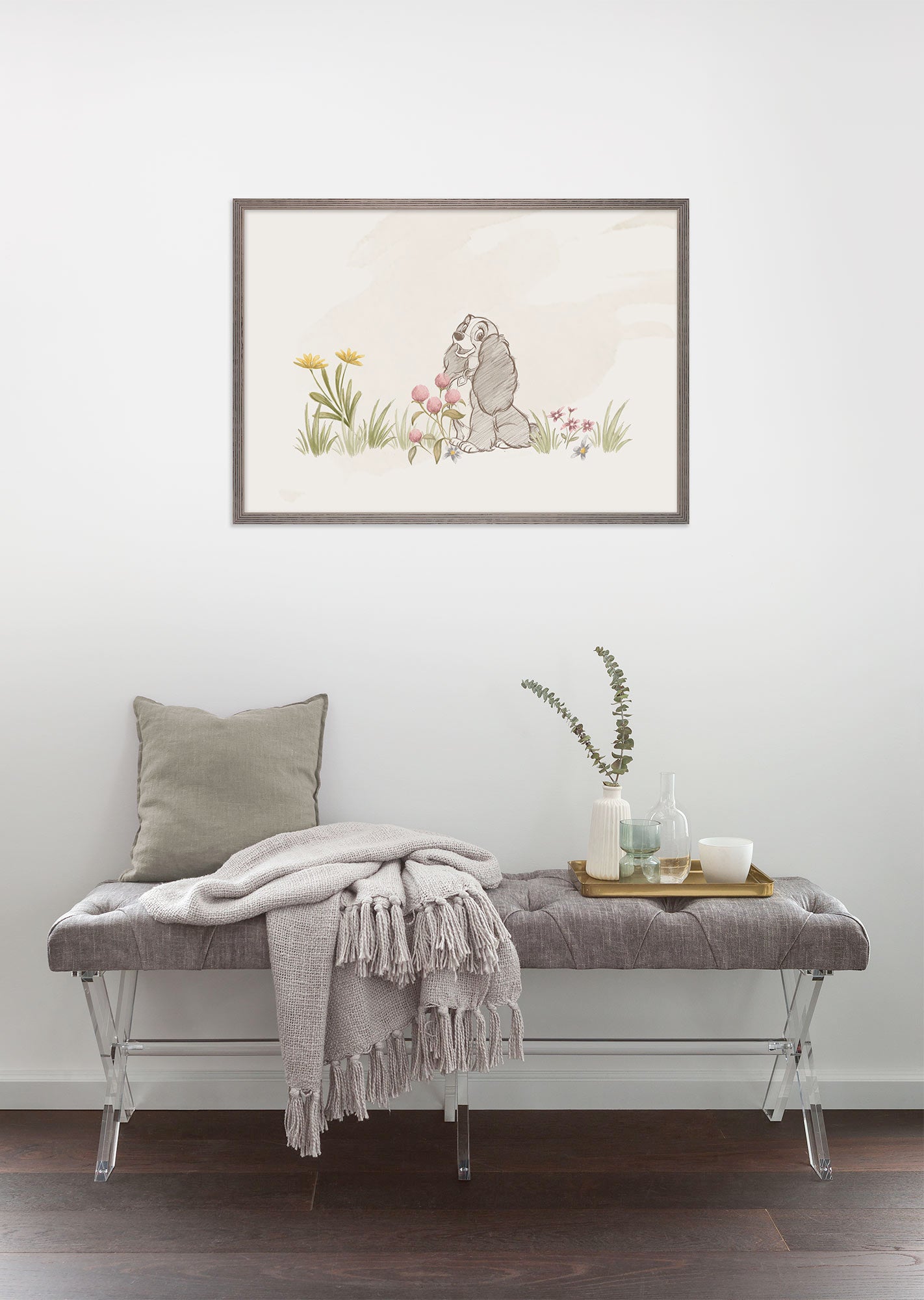 Cartel artístico de komar - disney like a lady - talla: 70 x 50 cm