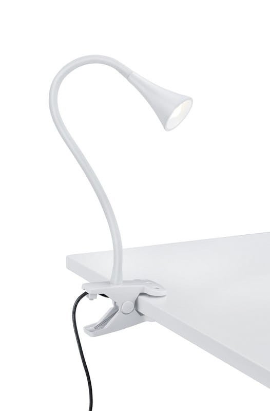 Lampka biurkowa z klipsem VIPER biała RL R22398101